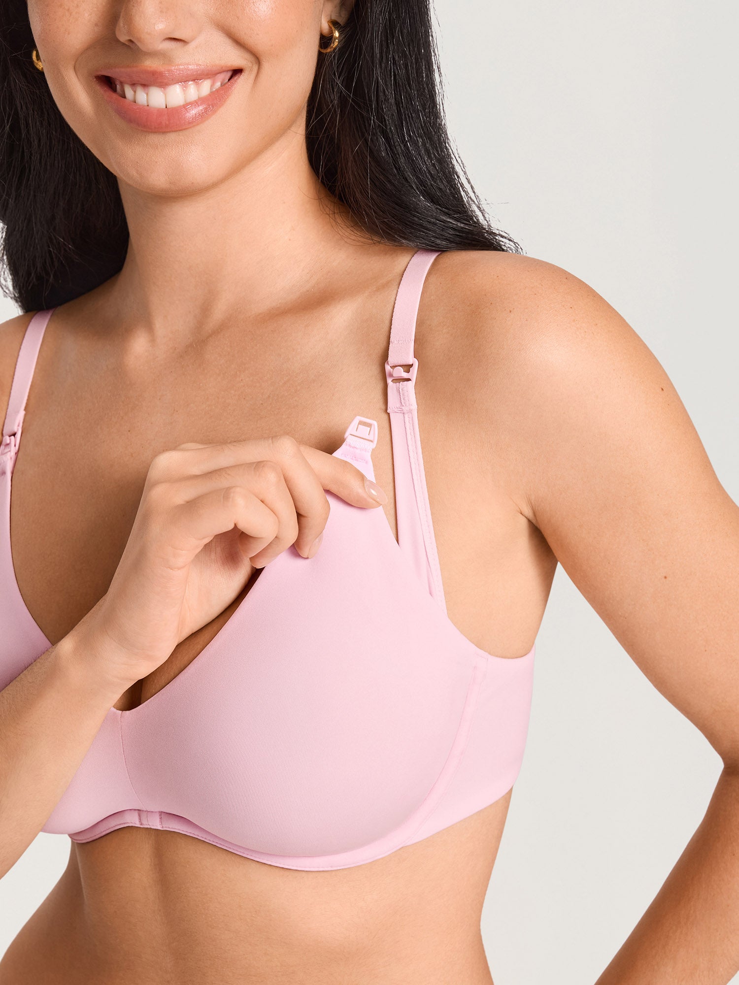 Inbarely® Plus Underwire Plunge Nursing Bra